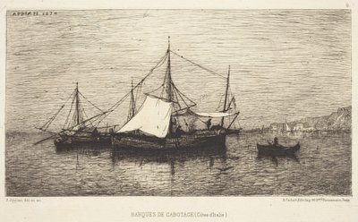 Kustfartyg av Adolphe Appian