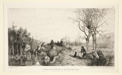Stränderna vid Rossilon (Ain) av Adolphe Appian