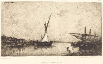 Martigues Canal av Adolphe Appian