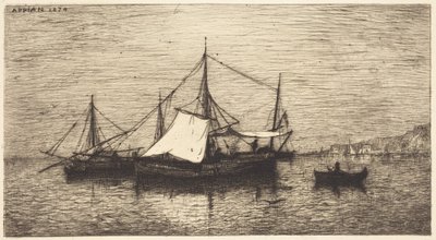 Kusthandelsfartyg, Italien av Adolphe Appian