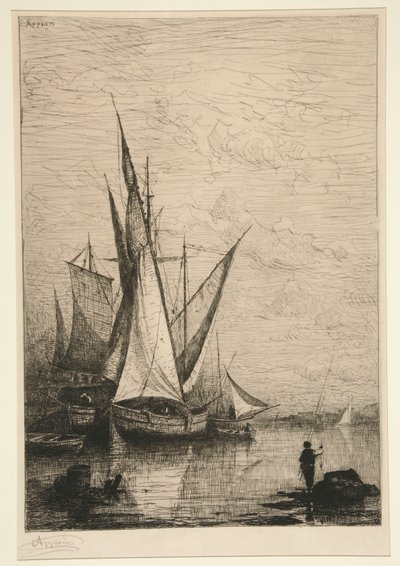 Genuas hamn av Adolphe Appian