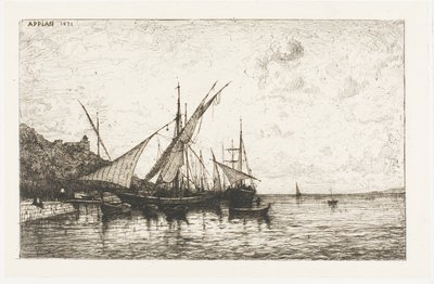 Monacos hamn av Adolphe Appian