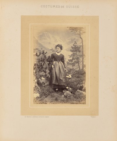 Kantonen Graubünden av Adolphe Braun