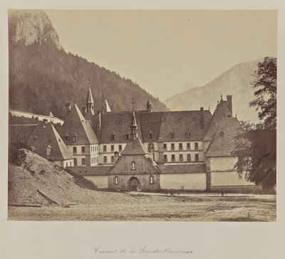 Klostret i Grande-Chartreuse. av Adolphe Braun