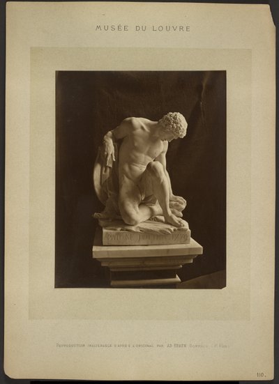 [”Den döende gladiatorn” av Julien, Louvren] av Adolphe Braun