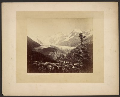 Mortaratsch-glaciären av Adolphe Braun