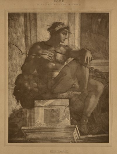 Rom - Vatikanpalatset, Sixtinska kapellet, Michelangelo av Adolphe Braun