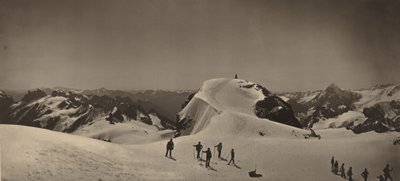 Toppen av Mont Titlis, Schweiz,1866 (foto) av Adolphe Braun