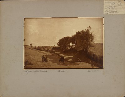 [”The Vale”, av Corot] av Adolphe Braun