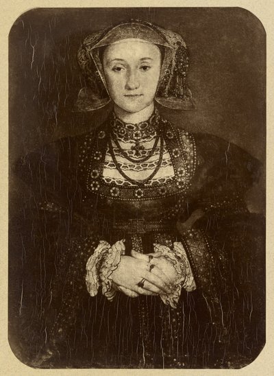 [Henrik VIII:s hustru av Hans Holbein, Musée du Louvre] av Adolphe Braun