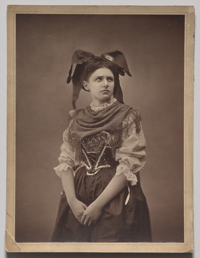Ung Alsacienne kvinna av Adolphe Braun