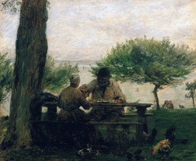 Måltiden i Honfleur, 1875 av Adolphe Felix Cals