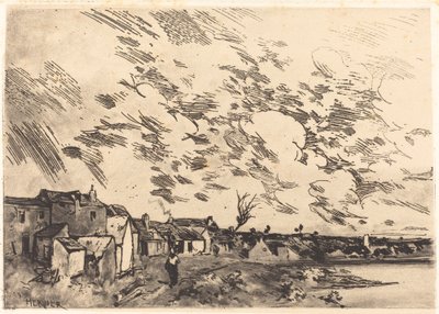 By vid kanten av en flod av Adolphe Hervier