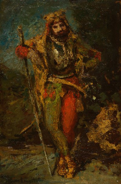 Mephisto från operan Faust av Adolphe Joseph Thomas Monticelli