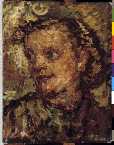 Porträtt av Emma Ricard av Adolphe Joseph Thomas Monticelli