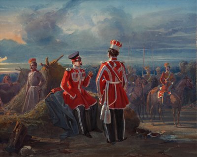 Krimtatariska livgardets skvadron, ca. 1850 av Adolphe Ladurner