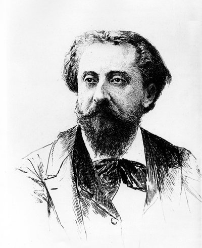Catulle Mendes av Adolphe Lalauze