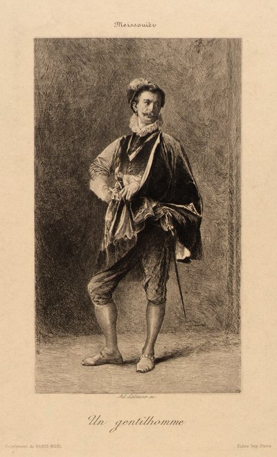 En gentleman av Adolphe Lalauze