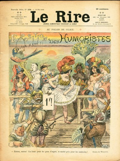 Omslag till ""Le Lire"", Satirical in Colors av Adolphe Leon Willette