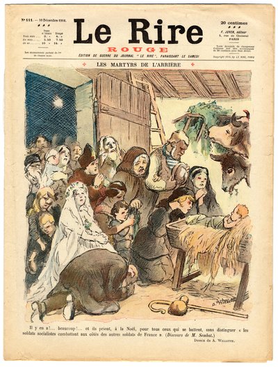 Omslag till "" The Red Laughter", Satirical in Colors av Adolphe Leon Willette