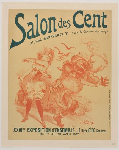 [Salon des Cent. April 1897] av Adolphe Leon Willette