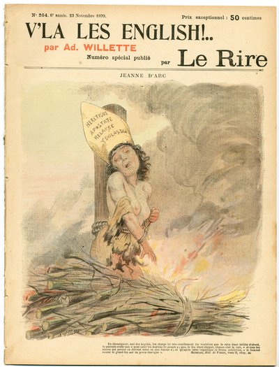 Skrattet, nummer 264, Satirical in Colors av Adolphe Leon Willette