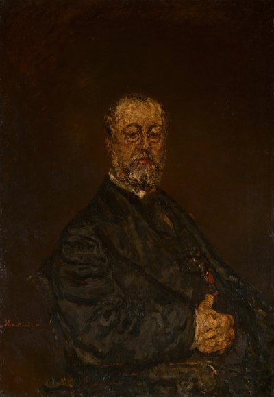Porträtt av Monsieur Rouland, ca. 1875. av Adolphe Monticelli