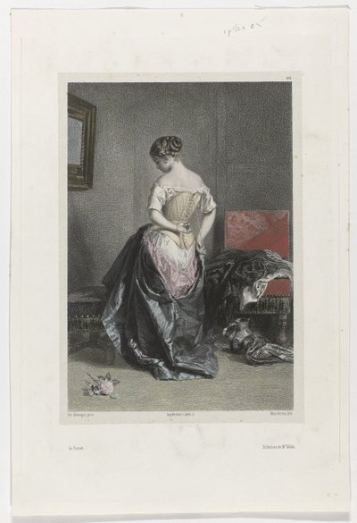 Le Corset (titel på objekt) av Adolphe Mouilleron