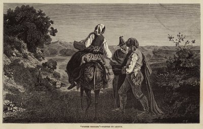 Spanska tiggare av Adolphe Pierre Leleux