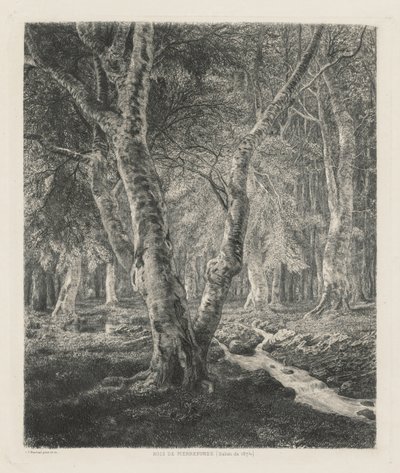 Pierrefonds Woods av Adolphe Théodore Jules Martial Potémont
