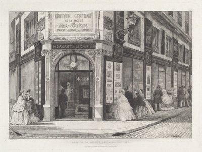 Högkvarter för Society of Aquafortists av Adolphe Théodore Jules Martial Potémont