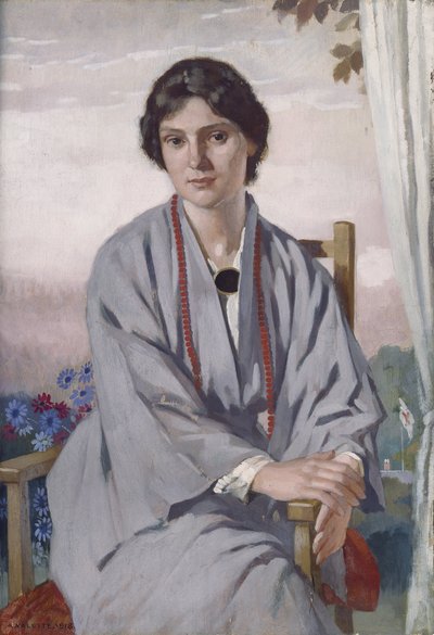 Porträtt av May Aimee Smith av Adolphe Valette