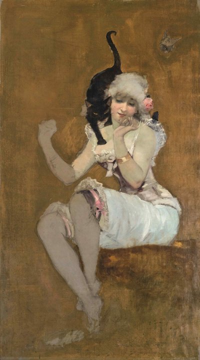 Ett par vänner, ca 1881. av Adolphe Willette