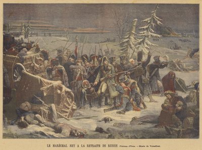 Marskalk Ney på reträtt från Ryssland av Adolphe Yvon