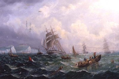 Frakt i Choppy Seas of Scarborough av Adolphus Knell
