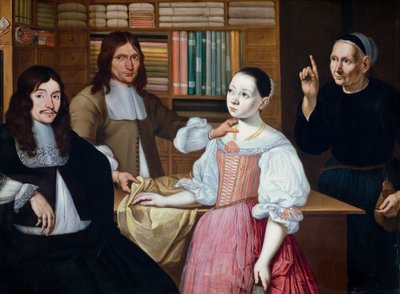 I Draper´s Shop av Adriaan Bloemaert