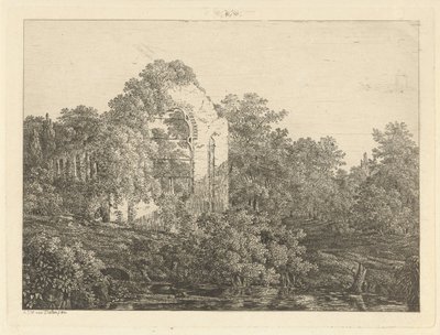 Ruinen av Huis ter Haar av Adriaan Jacob Willem van Dielen