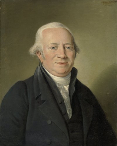 Cornelis Sebille Roos (1754-1820), konsthandlare i Amsterdam och förvaltare av Nationale Konst-Gallery i Huis ten Bosch, Haag av Adriaan de Lelie