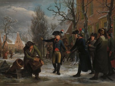 General Daendels tar avsked av överstelöjtnant Krayenhoff General Daendels tar avsked av överstelöjtnant Krayenhoff av Adriaan de Lelie