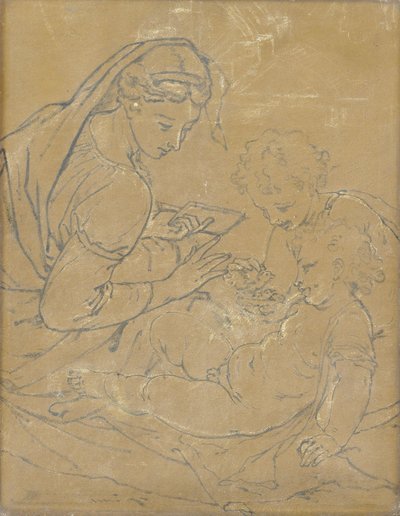 Madonna med barn och Johannes av Adriaan van der Werff