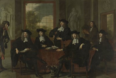 Överintendenterna vid Collegium Medicum i Amsterdam, 1683 av Adriaen Backer