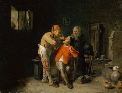 Hos tandläkaren av Adriaen Brouwer