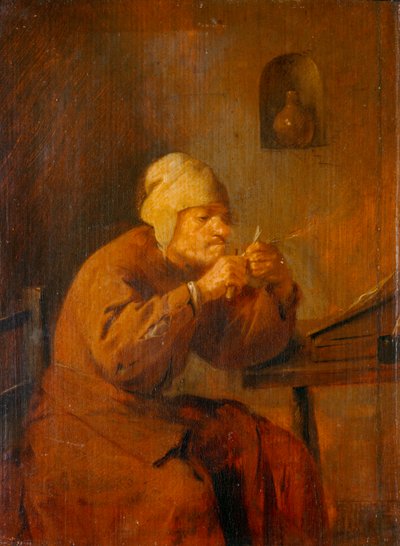 Le tailleur de plumes - vässaren av fjäderdräkten ... av Adriaen Brouwer