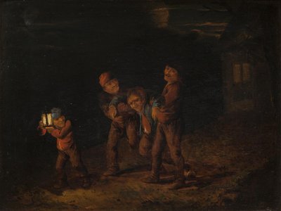 Att se Drunkard Home av Adriaen Brouwer