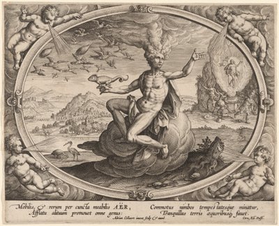 Aër (luft) av Adriaen Collaert