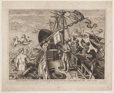 Christopher Columbus av Adriaen Collaert