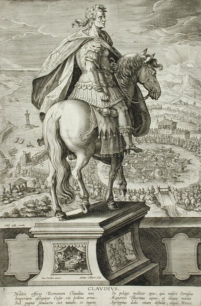 Claudius av Adriaen Collaert