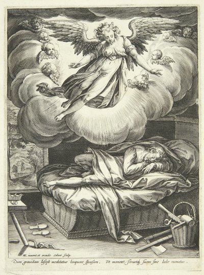 Josefs bebådelse av Adriaen Collaert