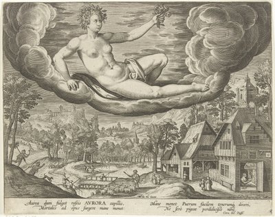 Morgon The Four Times of the Day (serietitel) av Adriaen Collaert