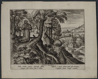 Otilia Bavarian av Adriaen Collaert